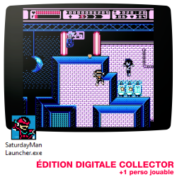 SaturdayMan • Jeu vidéo NES • Édition digitale collector