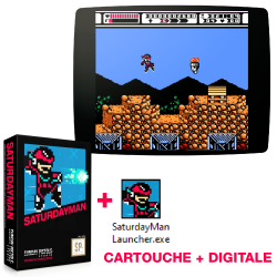 SaturdayMan • Jeu vidéo NES • Édition physique + digitale standard