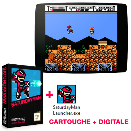SaturdayMan • Jeu vidéo NES • Édition physique + digitale standard